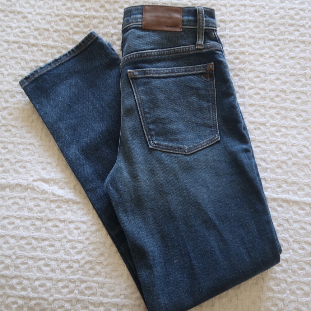 Madewell Mid Rise Classic Straight in Carsondale Wash Size 23 - Picture 7 of 7